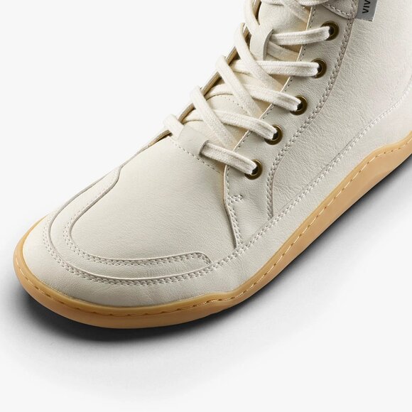 Vivobarefoot Gobi Boot Warmlined Womens in Limestone - Picture 5 of 7